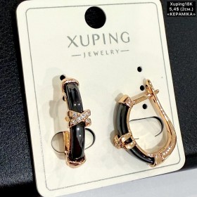 Сережки Xuping18К 20502 (2см) «кераміка»